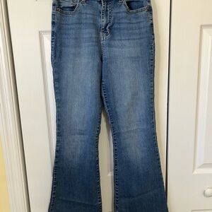 Stylish Blue Flare Women's Jeans